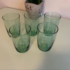 RARE IKEA INTAGANDE green drinking glasses